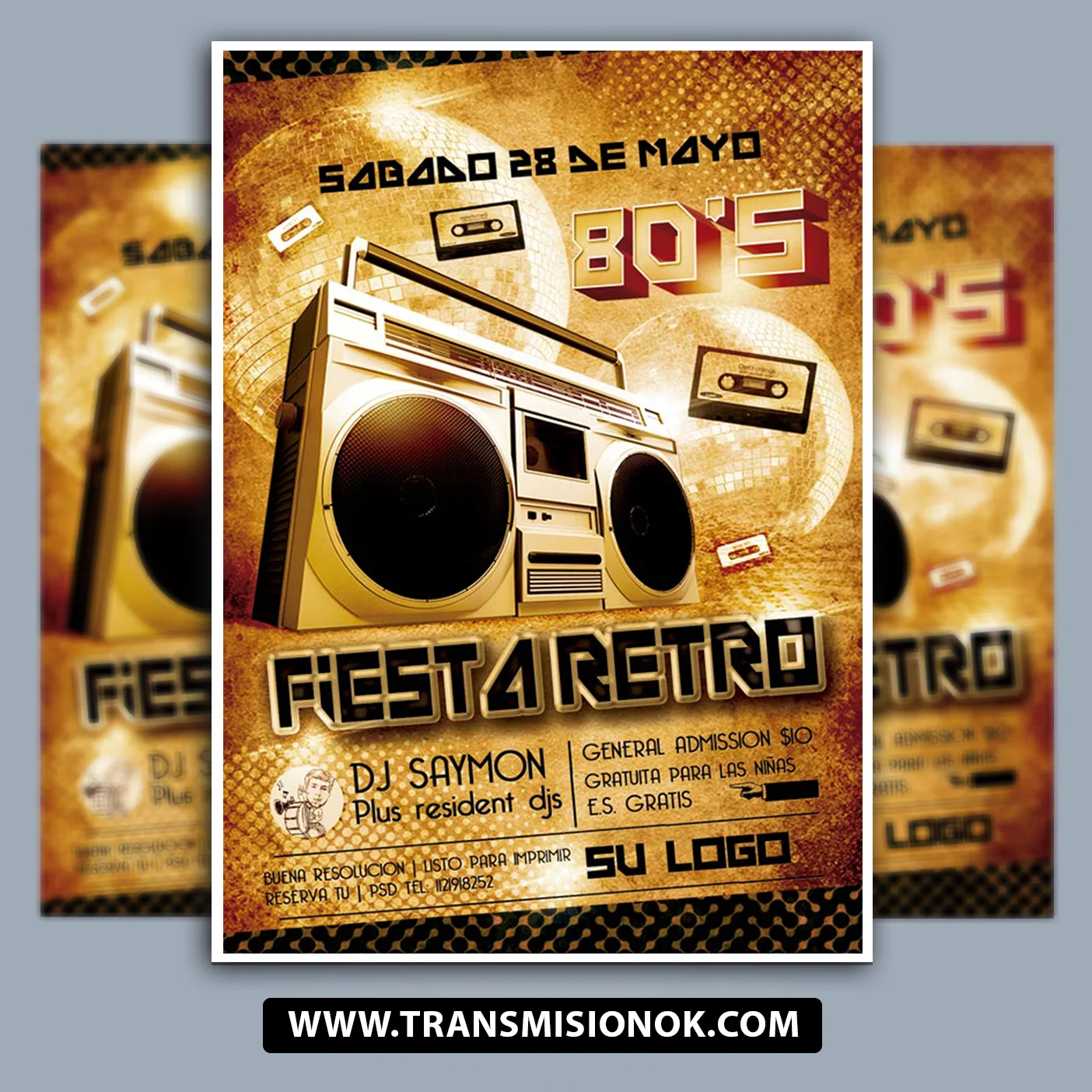 Fiestas Retro Los 80s